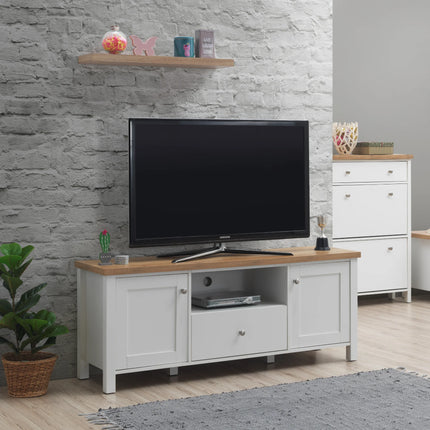 Astbury - TV Unit - 2 Doors & 1 Drawer - White