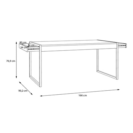 High Rock - Dining Table In Riviera Oak