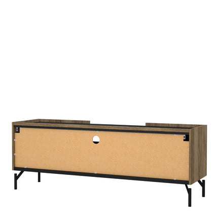 Kendall - TV-Unit with 2 Doors + 1 Drawer Oak and Black