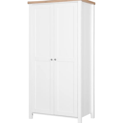 Astbury - 2 Door Wardrobe - White