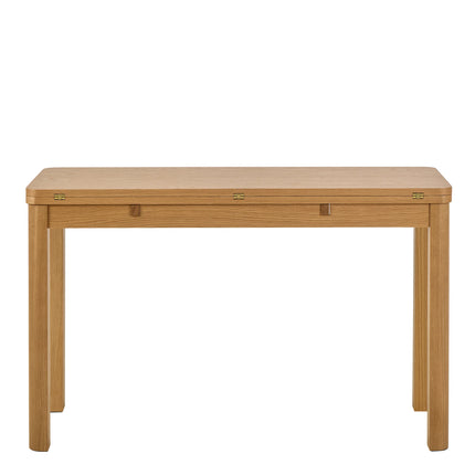 Southampton Extendable Rectangular Dining Table in Matt Oak 90 x 120 cm