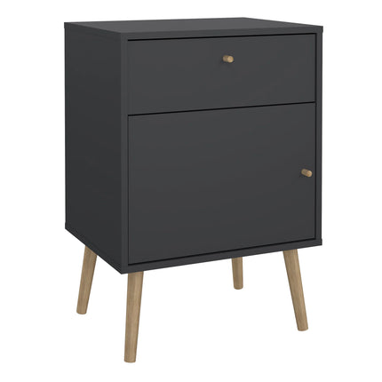 Cumbria Bedside Table 1 Door 1 Drawer Laminate