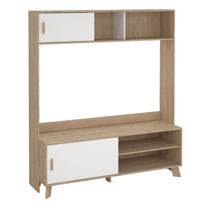 Ikast - TV Wall Unit with 2 Sliding Doors
