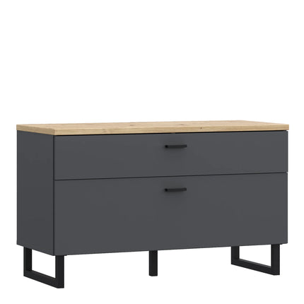 Klara - TV Unit with 1 Drawer 1 Flip Door