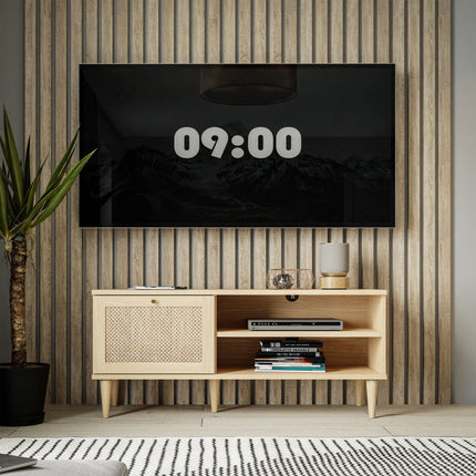 Calasetta - 1 Door 2 Shelf TV Unit in Rattan