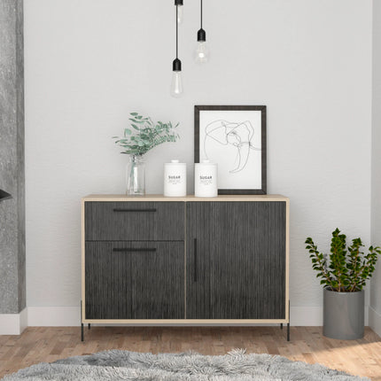 Harvard - Sideboard - 2 Door 2 Drawer Two-Tone & Square Legs