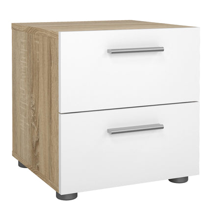 Pepe Bedroom Set 2 Door Wardrobe 6 Drawers High Gloss 201cm