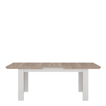 Illoppa - Dining Table Extended in Oak Nelson/Snowy Oak