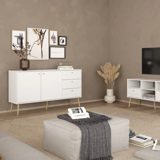 Cumbria Sideboard 2 Doors & 3 Drawers – Choice Of Finishes