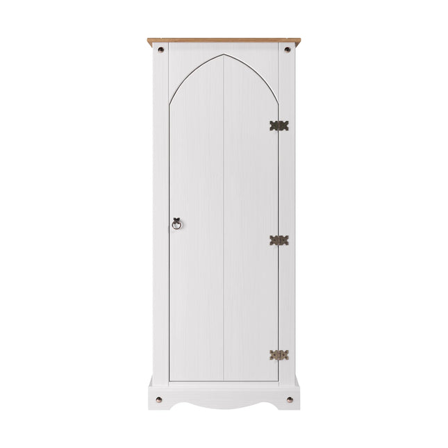 Corona White - Sideboard - 1 Door with Arched Detail