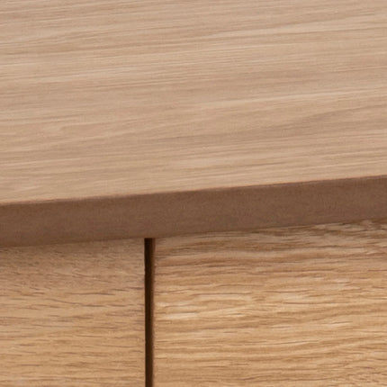 Woodstock Office Desk in Oak Oiled Veneer with Drawer