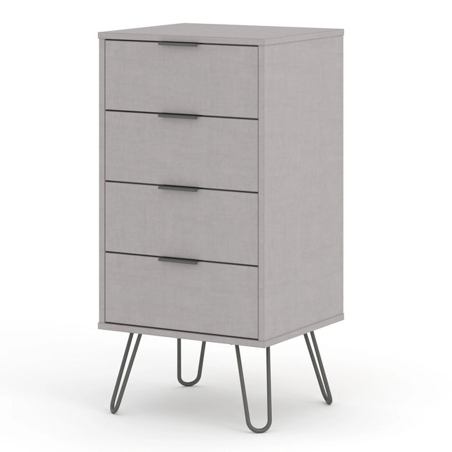 Augusta - Chest of Drawers - 4 Drawer Industrial & Hairpin Legs