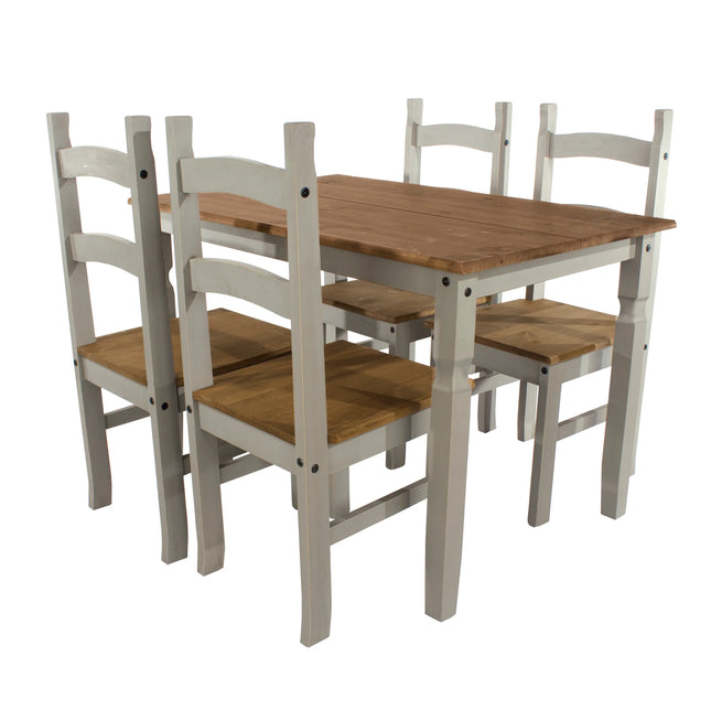 Corona - 5 Piece Dining Set - Rectangular Table & 4 Chairs