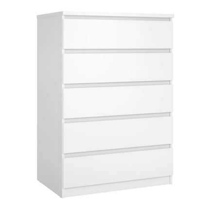 Naia - 3 Piece Bedroom Set, Nightstand, Chest and 2 Door 1 Drawer Wardrobe