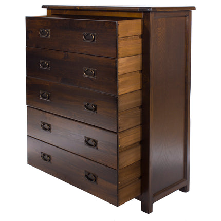 Boston - Chest of Drawers - 5 Drawer Traditional