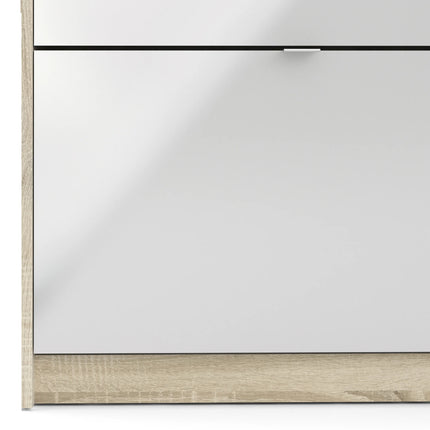 Shoes - Shoe Cabinet 3 Tilting Doors +2 Layers +1 Door