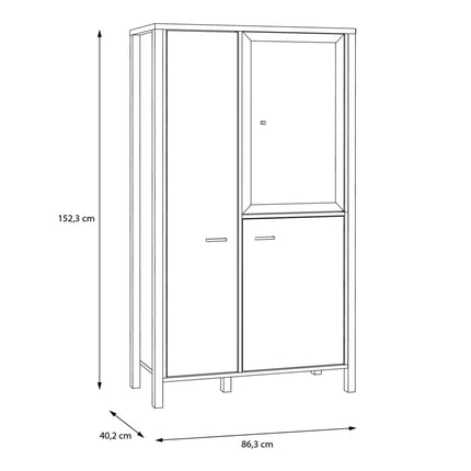 High Rock - Small Display Cabinet