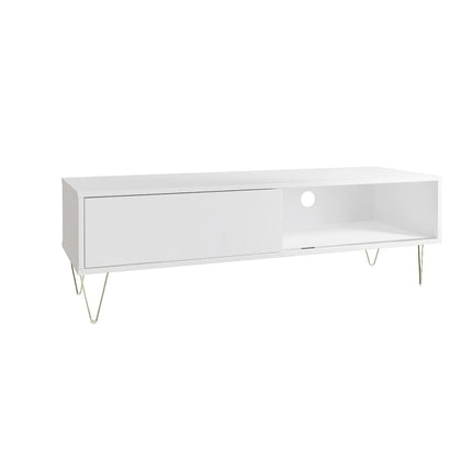 Monaco - TV Unit Sliding Door - White