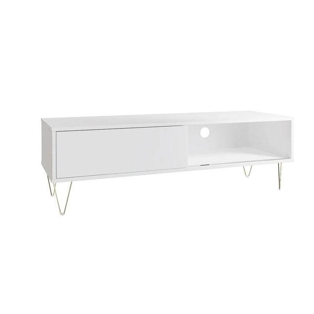 Monaco - TV Unit Sliding Door - White
