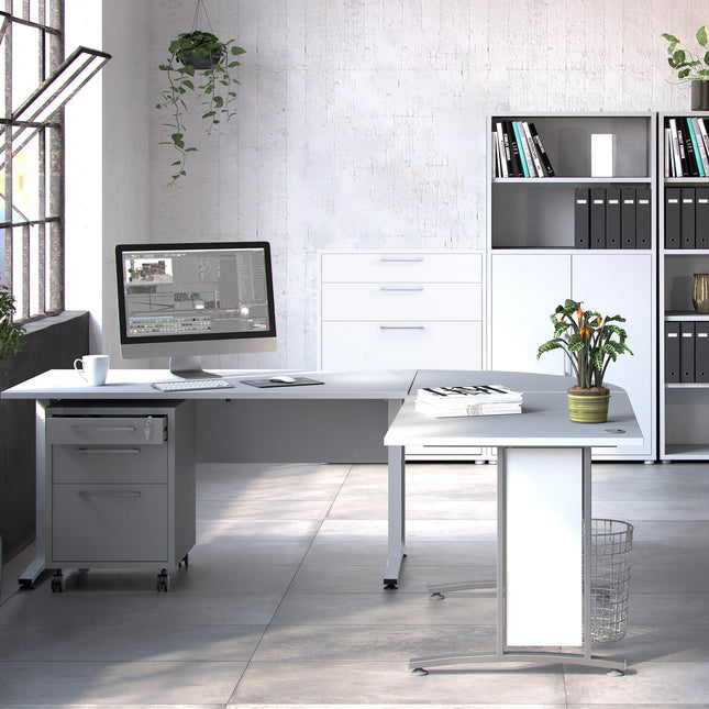 Prima Office Storage With 2 Drawers & 2 File Drawers - Choice Of Finishes