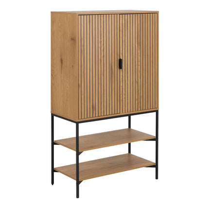 Jaipur - Cabinet with 2 Doors in Black