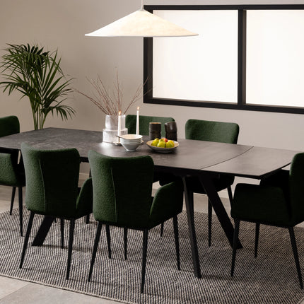 Blackburn - Black Ceramic Dining Table