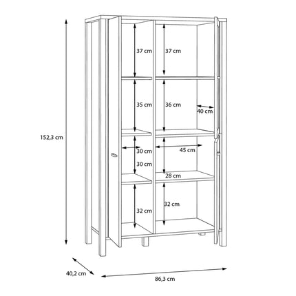 High Rock - Small Display Cabinet