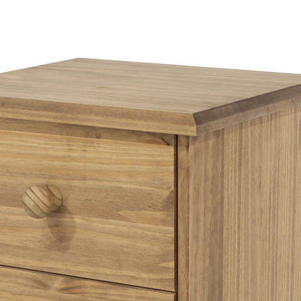 Cotswold - Bedside Cabinet - 2 Drawer Solid Pine