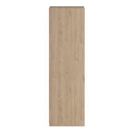 Line - Wardrobe with 2 Sliding Doors, Drawers and Mirror