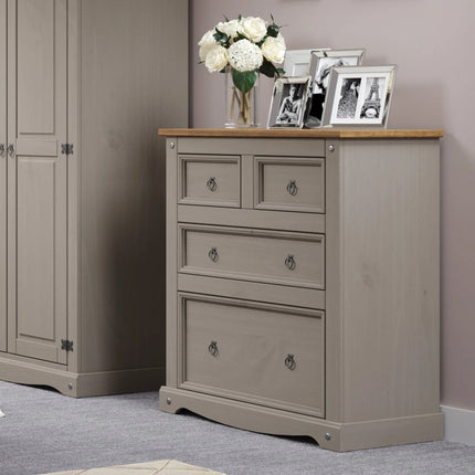 Corona - Chest of Drawers - 4 Drawer Traditional