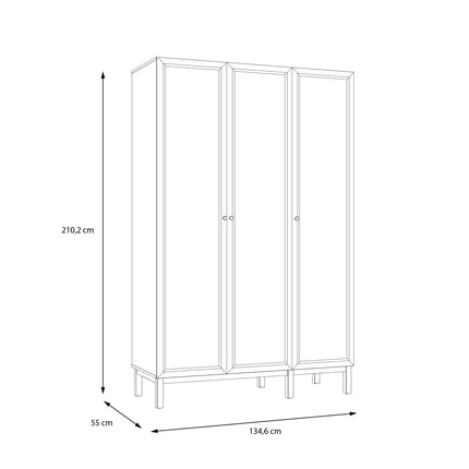 Wensley - 3 Door Wardrobe