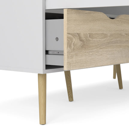 Oslo - Wardrobe 3 Doors 3 Drawers