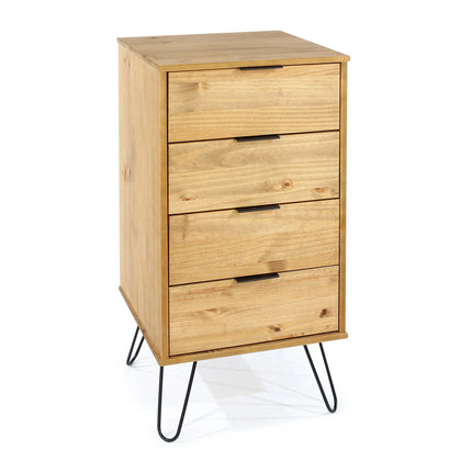 Augusta - Chest of Drawers - 4 Drawer Industrial & Hairpin Legs