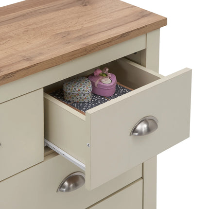 Lisbon - 2-Piece Set - 3-Door Wardrobe & 7 Drawer Chest