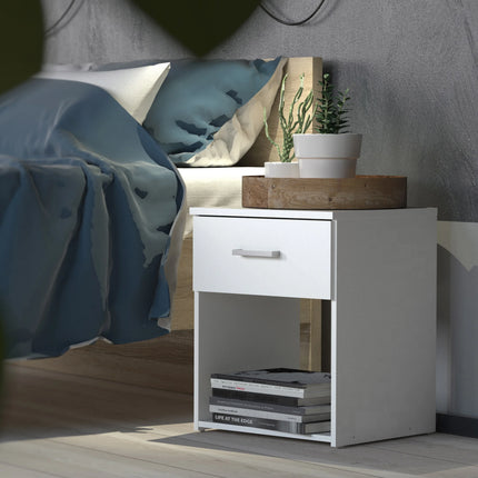 Space - 3 Piece Bedroom Set, Bedside, Chest and 2 Door Wardrobe