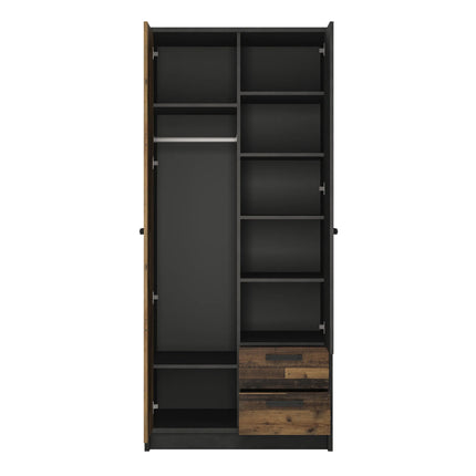 Brooklyn - 2 Door Wardrobe with 2 Drawers