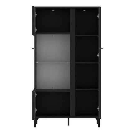 Avenale Display Cabinet Glass Door LED Lighting 158cm