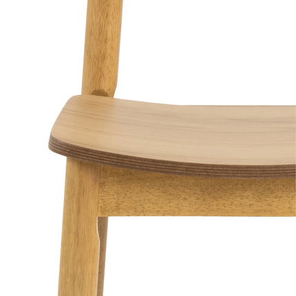Barlow - Dining Chair in Matt Oak Set of 2