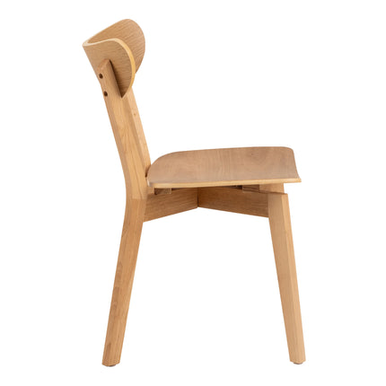 Roxby - Grand Round Dining Table with 4 Roxby Dining Chairs