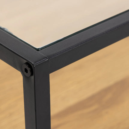 Randolf - TV Unit in Black and Oak