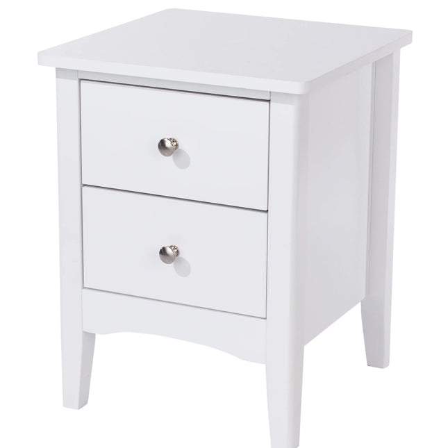 Como - Bedside Table - 2 Drawer Traditional