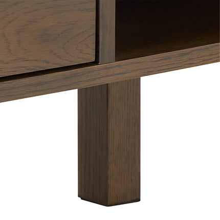 Southampton Rectangular Coffee Table with Drawer and Shelf in Cream Ceramic