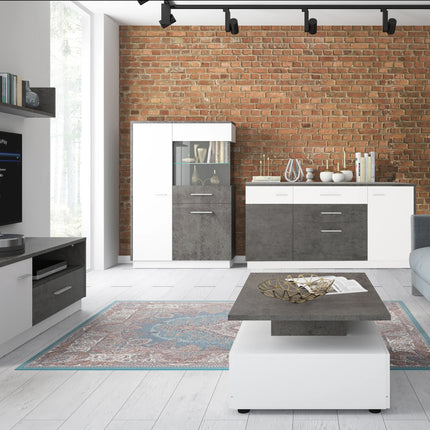 Zingaro - 2 Door 2 Drawer 1 compartment Sideboard