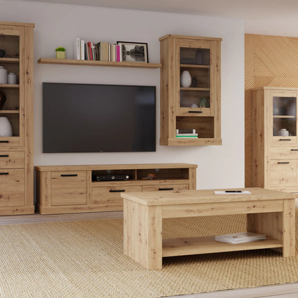 Corona - 2 Drawer 1 Door Coffee TV Unit
