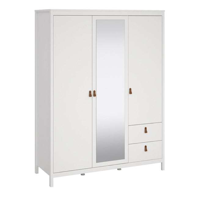 Barcelona - Wardrobe with 2 Doors + 1 Mirror Door + 2 Drawers