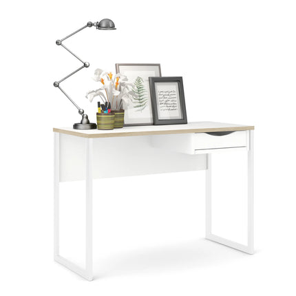 Function Plus Desk 1 Drawer Scratch Resistant Laminate 110cm