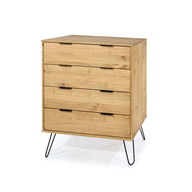 Augusta - Chest of Drawers - 4 Drawer & Hairpin Legs