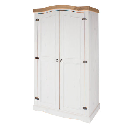 Corona - Wardrobe - 2 Door Traditional with Exposed Hinges