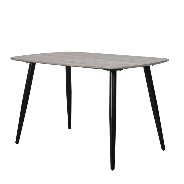 Aspen - Dining Table - Rectangular with Black Tapered Legs