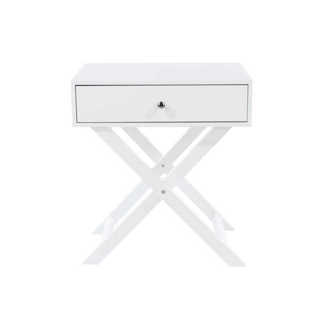 Options - Bedside Cabinet - 1 Drawer & X-Shaped Legs